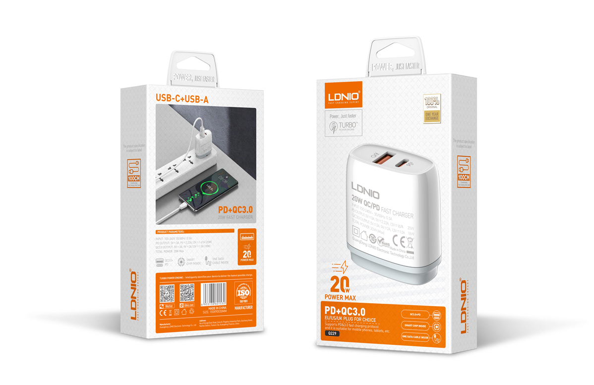 Replacement for LDNIO PD+QC3.0 20W MICRO CHARGER - Quality Phone Parts in Sri Lanka